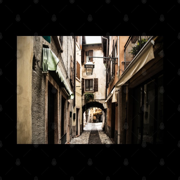 Street in Malcesine, North East Italy by jojobob