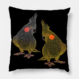 Parrot cockatiel bird cockatiel lover Pillow