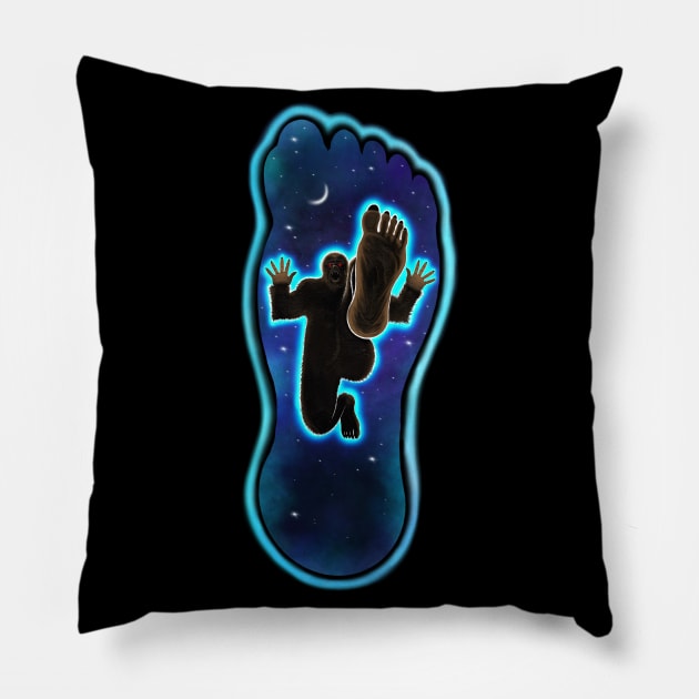 Bigfoot Sasquatch Pillow by Artardishop