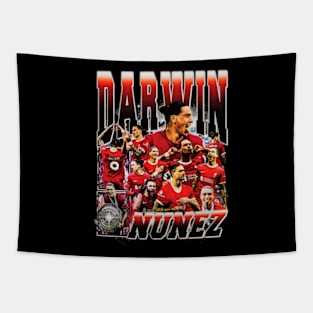 Darwin Nunez Retro Bootleg Tapestry