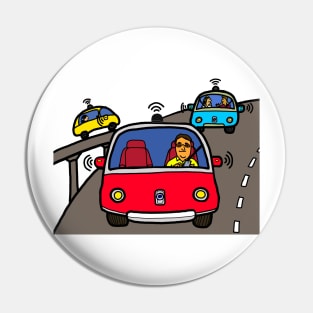 Self Driving Cars Pin