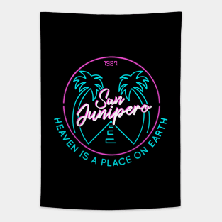 San Junipero "Heaven Is a Place on Earth" Tapestry