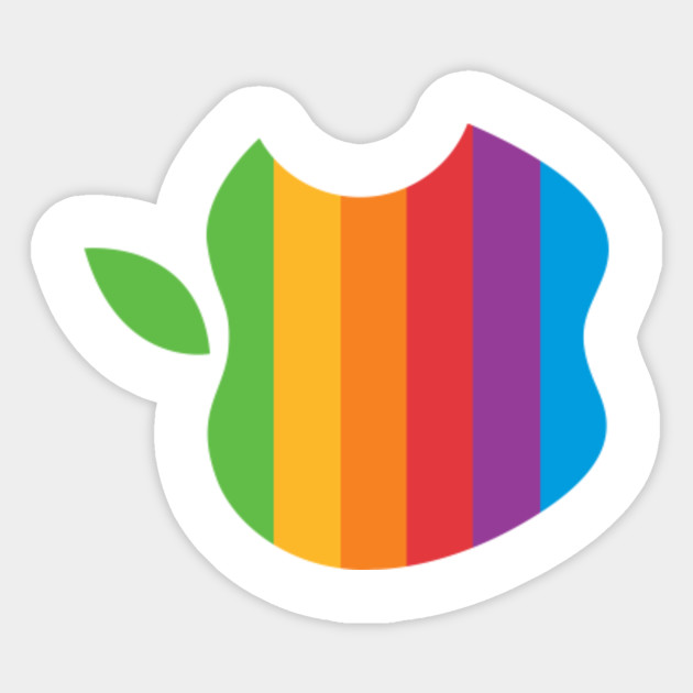 Apple Logo Sticker Teepublic
