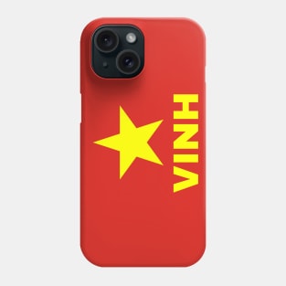 Vinh City in Vietnamese Flag Phone Case
