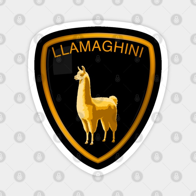 Llamaghini Magnet by Stupiditee