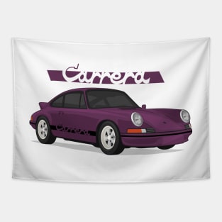 supercar 911 carrera rs turbo 1972 violet Tapestry