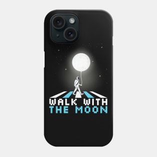 Astronaut Space: Walk With The Moon Phone Case