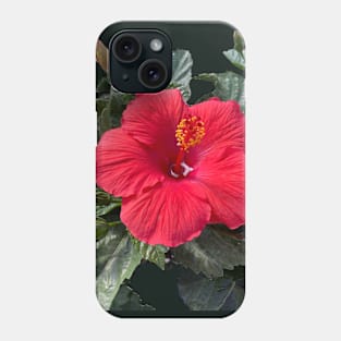 Red Hibiscus Phone Case