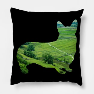 A Yorkshire Corgie Pillow