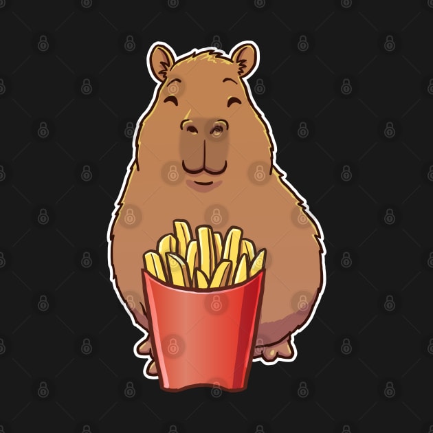 Capybara French Fries by capydays