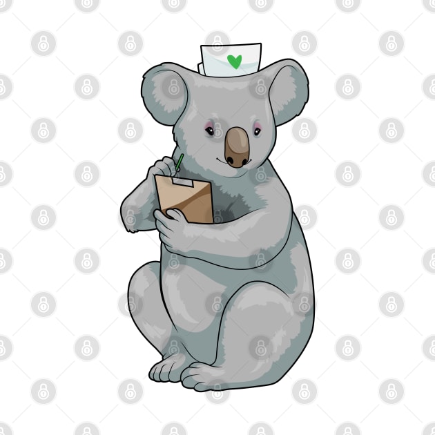 Koala Nurse Notepad by Markus Schnabel