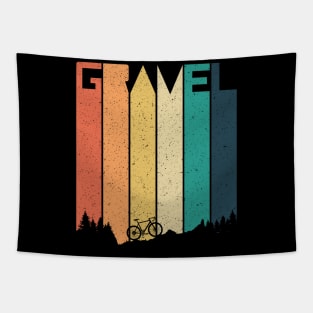 Ride Gravel Retro Design Tapestry