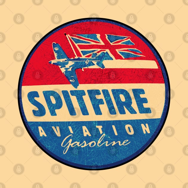 Spitfire Aviation Fuel by Midcenturydave