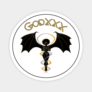 GODXXX (Circle Filled) Magnet