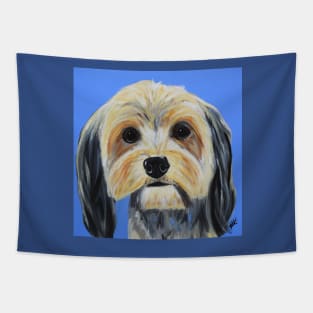 Amani the Yorkie Tapestry