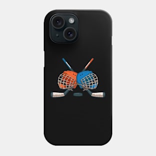 Funny Sports Ice Hockey design for Girls and Boys Phone Case