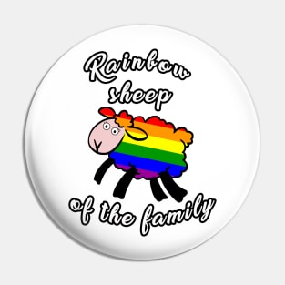 Rainbow Sheep Pin