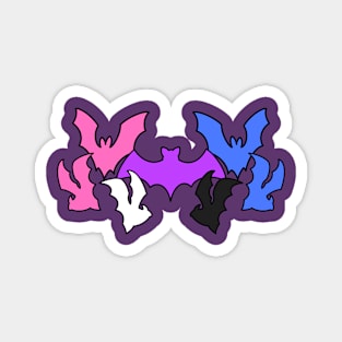 Pride Bats Genderfluid Magnet