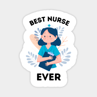 Best Nurse Ever Super Hero Magnet