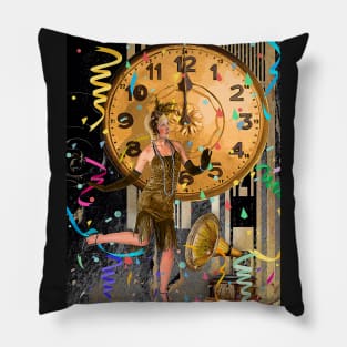 Art Deco New Year Pillow