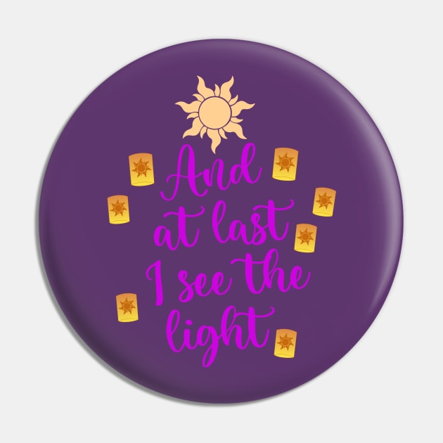 I See the Light Tangled Pin by Mint-Rose