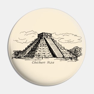 Chichen Itza Temple Ruins Yucatan Pin