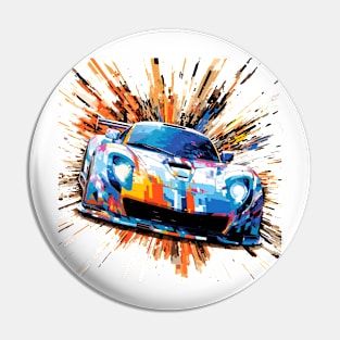 Car Racing Formula 1 Competition Abstract Pin