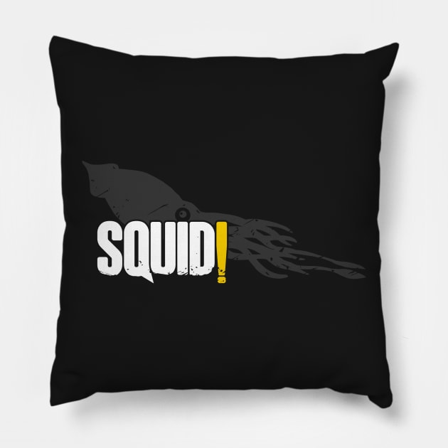 Squid! - Squad Pillow by CCDesign