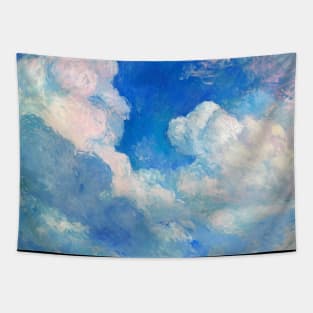 Beautiful Blue Sky and White Clouds Tapestry