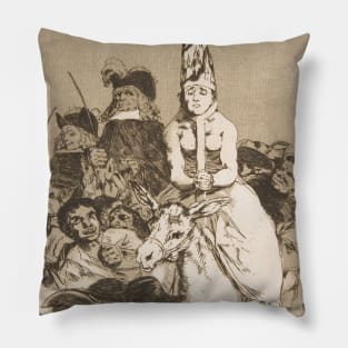 Nothing Could Be Done About It by Francisco Goya Pillow