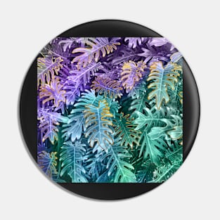 Beautiful Tropical Leaf Pattern Pin