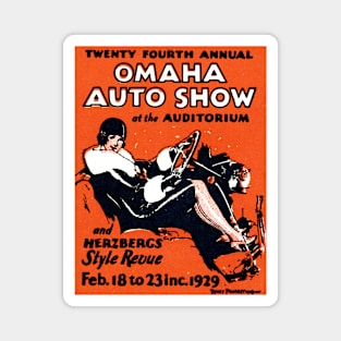 1929 Omaha Auto Show Magnet