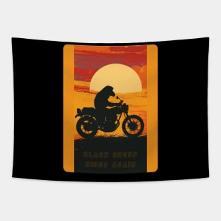 Black Sheep Rides Again Tapestry