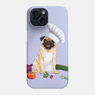 Chef pug Phone Case