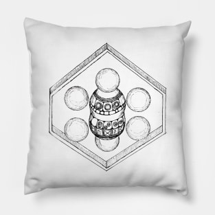 Double Sphere Robot Pillow