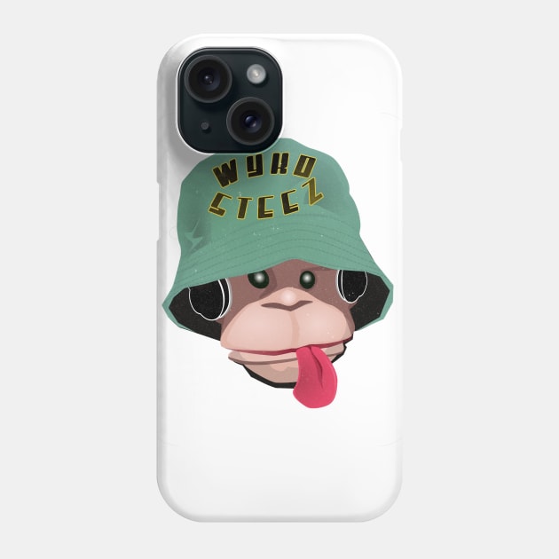 Wykd Steez Headphone Monkey Phone Case by Wykd_Life