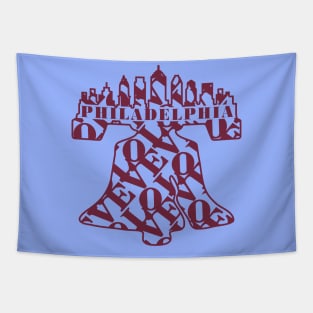 PHILADELPHIA LOVE PHILLY SKYLINE PHILLY FAN LIBERTY BELL ORIGINAL Tapestry