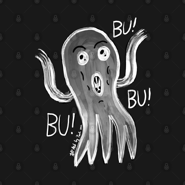 Inverted cute scary ghost Cuten Bububu by Pragonette