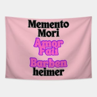 MEMENTO MORI AMOR FATI BARBENHEIMER Tapestry