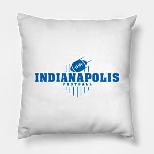 Indianapolis Football Team Color Pillow