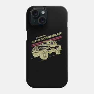 CJ-8 Scrambler Jeep car trailcat Phone Case