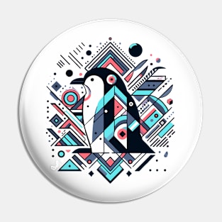 Abstract Animal Penguin 3 Pin