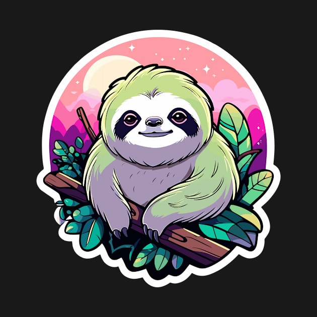 Sloth Illustration by FluffigerSchuh