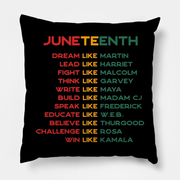 juneteenth Pillow by hananeshopping