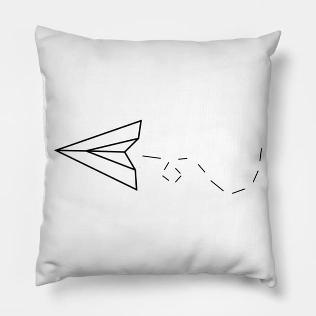 Paper Airplane Pillow by ansley_grace