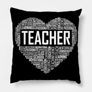 Teacher Love Appreciation Day Gift School Graduation Pillow