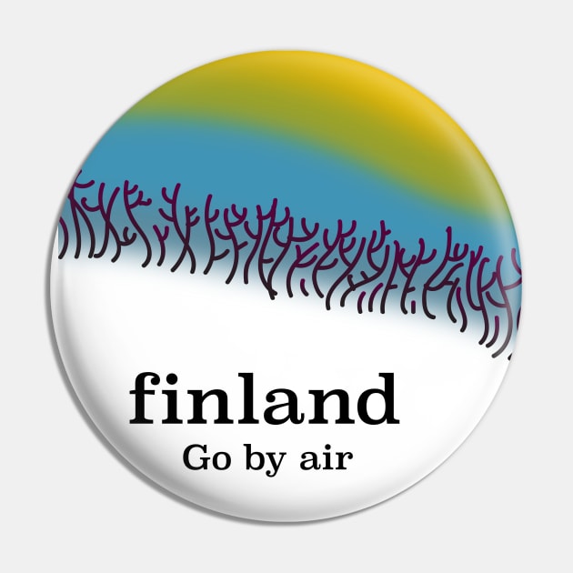 Finland Travel poster Pin by nickemporium1