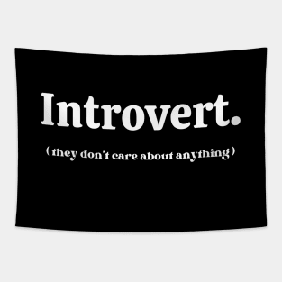 Introvert Quote Tapestry