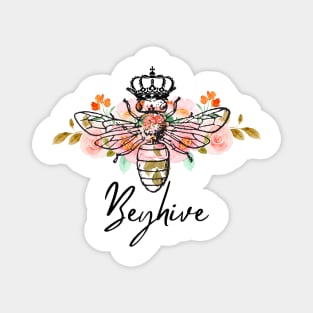 Beyoncé Beyhive Queen Bee flower Magnet