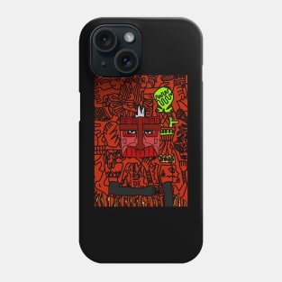 Presidential Flair: NFT Character - MaleMask Doodle Inspired by Joe Biden on TeePublic Phone Case